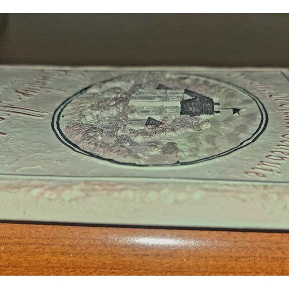 PAMELA GLADDING Ceramic Art Plaque Domaine De Chateau Bellevuie Chevalier... - Picture 4 of 4